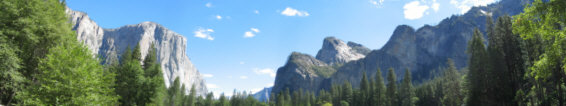 Yosemite valley panorama